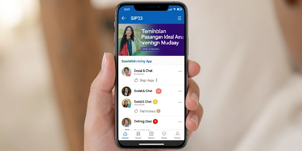 Tampilan antarmuka SIP33 yang modern dan ramah pengguna.